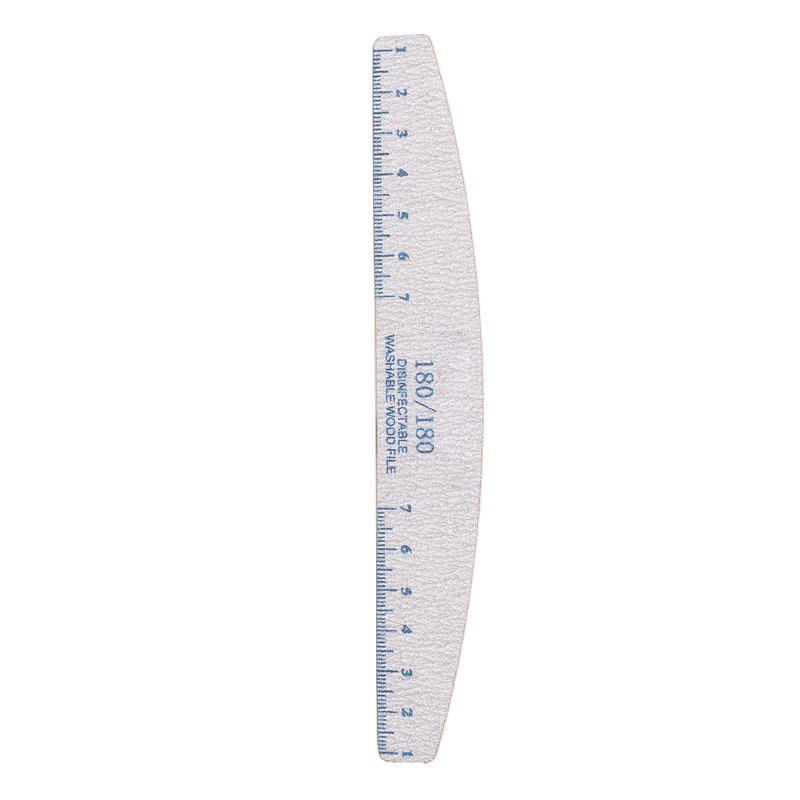 50PCS 180/180 Grit Nail File Reusable Washable Professional Nail Care