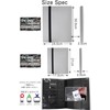 Leather ICHI Album, Large Capacity, Instax Mini File, Gray (160