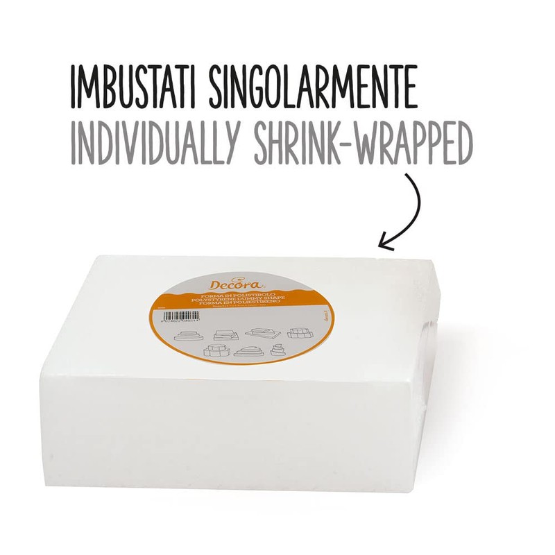 Decora Polystyrene Square Shape, 35 x 35 x 7.5 cm,