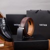 VATAN Men's Belt Leather Ratchet Belt for Men Dress Casual