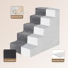 EHEYCIGA Dog Stairs for High Bed 22.5" H, 5-Step Dog