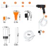 132GPH Manual Aquarium Gravel Cleaner, Fish Tank Siphon Vacuum Cleaner
