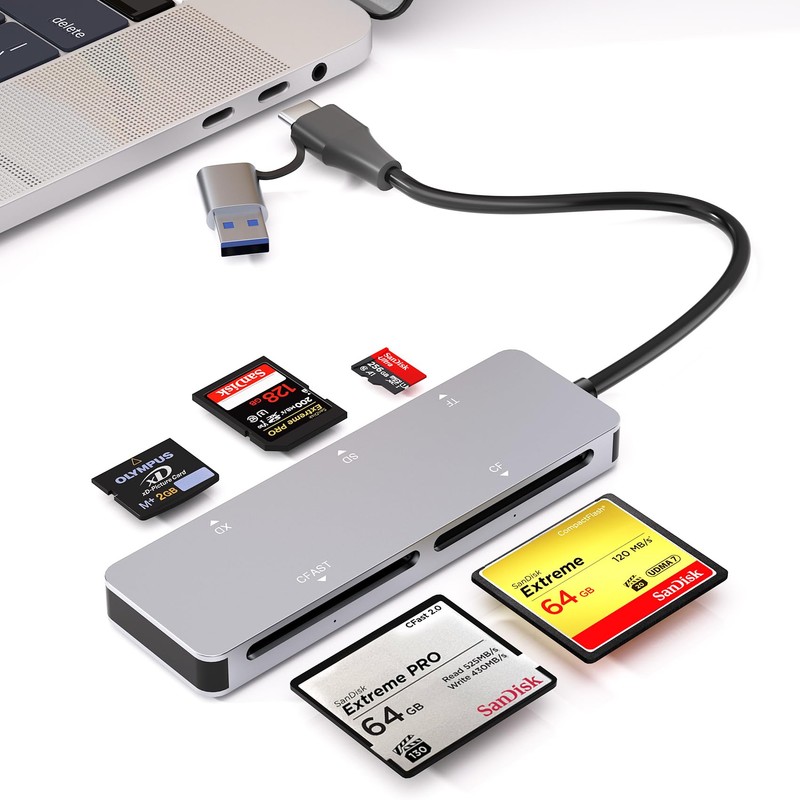 CFast - Lector de tarjetas USB C CFast2.0 de 5