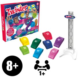 Hasbro Gaming Twister Air Twister Game with App and Augmented Reality, Can be Combined with Intelligent Devices, Board Games, Age 8+
