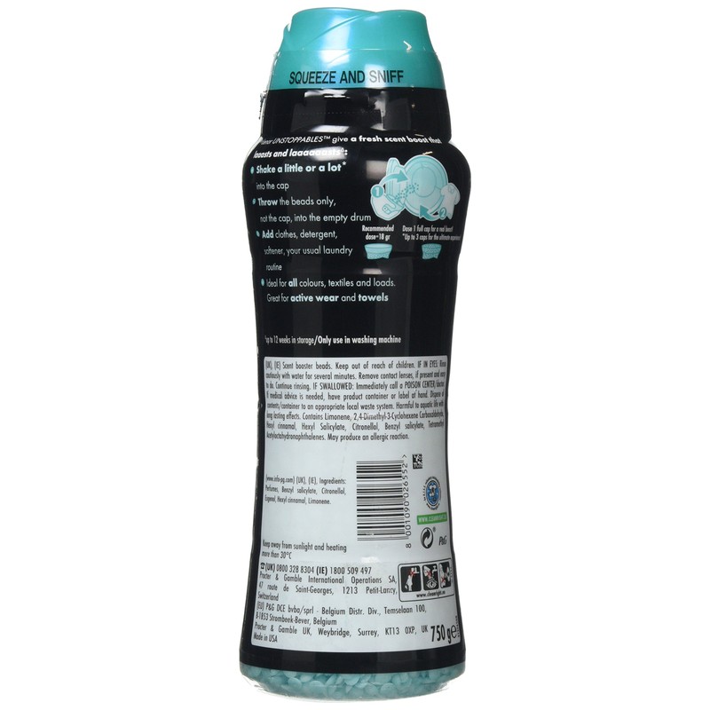 Lenor Unstoppables Fresh In-Wash Scent Booster Beads, 750 g