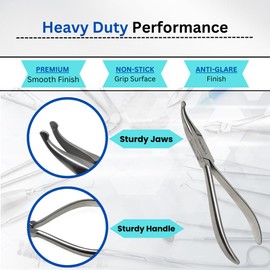 Dental Curved Howe Pliers, Orthodontic Position Angled Appliance Plier Wire Bending Instrument for Dentist, Multi-Purpose Lip Arches Bending Pliers Holding Arch Wires Stainless Steel