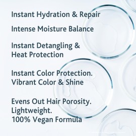 SNOBGIRLS HYDRAMEND Hydrating Conditioner Intense Hydration & Repair 1 Minute Hair Mask with argan oil & hair vitamins for All Hair Types, Dry, Damaged, Dull or Porous (10.1 Fl Oz)