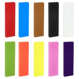 uxcell 20Pcs Knife Handle Liner, 6.3" x 1.97" x 0.04" G10 Spacer Sheets Knife Handle Spacer Material for Knife Scales Slabs Making Supplies Tool, 10 Color