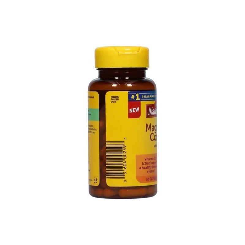 Complejo De Magnesio Apoyo Muscular Y Inmunológico 60 Uds Sin