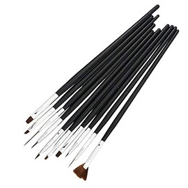 10pcs/Set U Brush Tools Art Acrylic Tips Nail Nail Pen Set Painting Nail Kit Gel Acrylic Set (1, One Size)