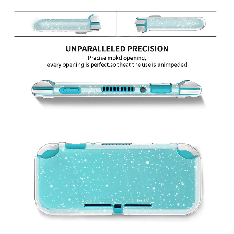 DLseego Protective Case Compatible with Switch Lite 2019, Clear Grip