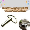 NXPpiULeh 3Pcs Triangle Key Strong Metal Music Box Keys for