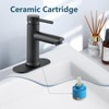 Aolemi Bathroom Faucet Single Hole,Single Handle Bathroom Sink Faucet with