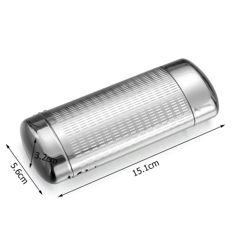HomeSoGood Hard Metal Retro Aluminum Glasses Case Flip Top Small