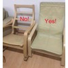 The Pello Replacement Cover Made Compatible with IKEA Pello Chair