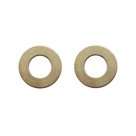 AOHOCA Folding Knife Pivot pin Flat washers,Pocket Knives Stud Pin Washer Bearing Shim (Brass)
