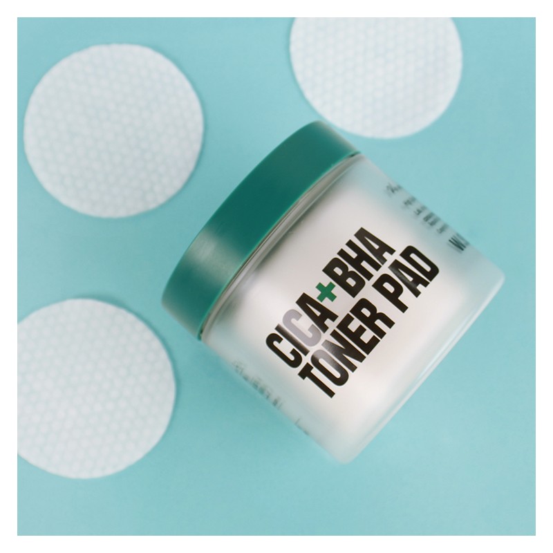 W Skin Research Institute Cica Plus BHA Toner Pads