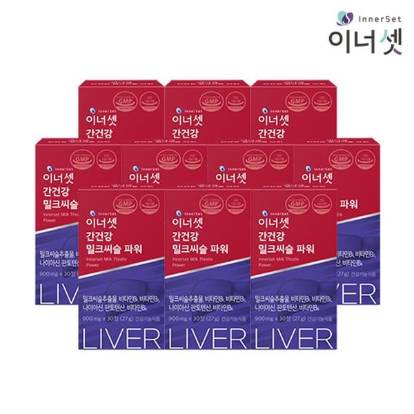 Innerset Liver Health Milk Thistle Power 10 boxes/10 months supply, single option / 이너셋 간건강 밀크씨슬 파워 10박스/10개월분, 단일옵션