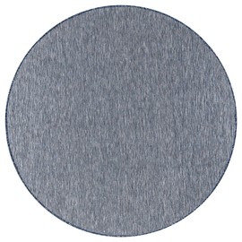 Keen Home Design Terrace Outdoor Round Rug - 5ft Round Washable Indoor/Outdoor Rug for Patio, Kitchen, Balcony, Beach, Garden, Deck and Porch, Size: 5'3" Round