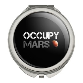 GRAPHICS & MORE Occupy Mars Compact Travel Purse Handbag Makeup Mirror
