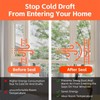 Weather Stripping Door Seal, Window Insulation Kit for Winter, 2