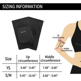 Kids Elbow Pads Breathable Arm and Elbow Protector for Boys, Girls, and Teens Crashproof Compression Sleeve for Skiing，Skating, Volleyball, Cycling Sports Safety Gear -Small