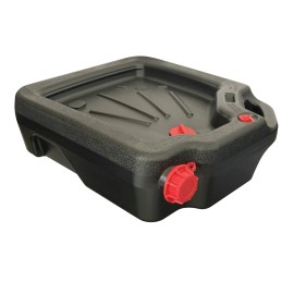 Hopkins Oil Change Drain Container 16 Quart Large Pan leak-proof High Capacity Car Auto