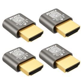 HDMI Dummy Plug 4K HDR,edid Emulator Virtual Display Adapter,hdmi Headless Adapter 4K@60Hz、2560X1440@120/144Hz、1080P@120/144/240Hz (4K60Hz-4P-default1080)
