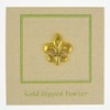 Jim Clift Design Fleur de Lis Gold Lapel Pin -
