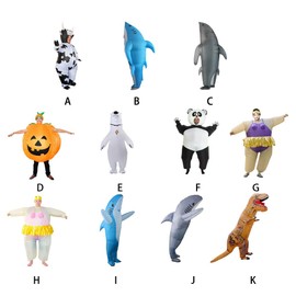 AIXXCUVQ Waterproof Inflatable Doll Costume For Christmas Celebrations Outdoor Activities Cloth Inflatable Cow Costume