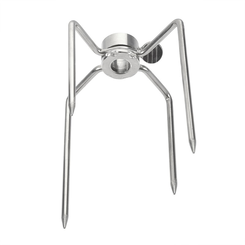 2PCS Multifunctional Stainless Steel BBQ Fork Grill Fork Roast Spit