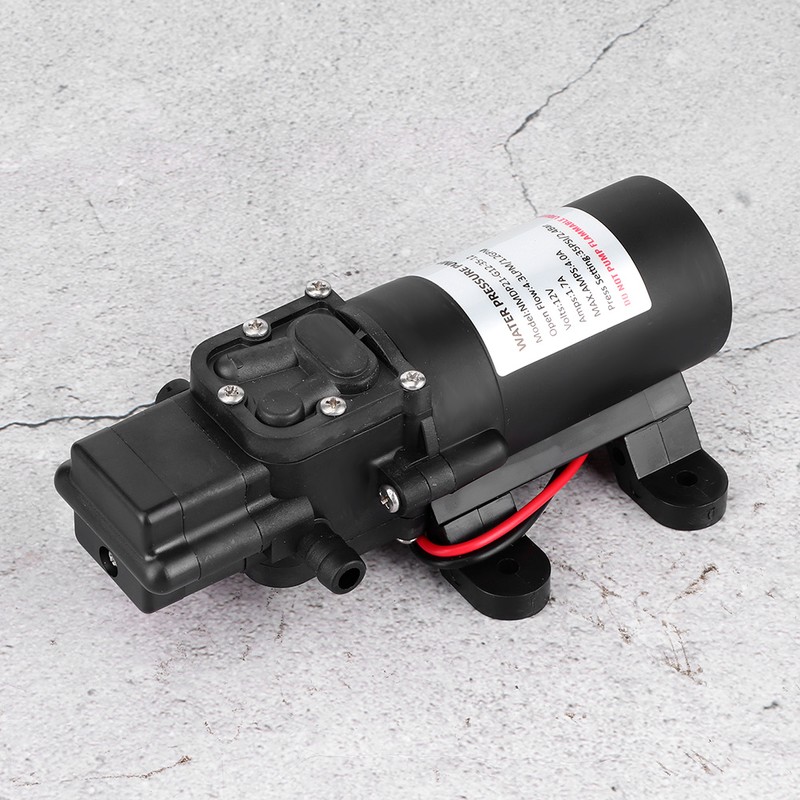 12V DC 1.2GPM 35PSI Diaphragm Pump High Pressure Self Priming