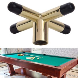 Bridge Head, Snooker Bridge Snooker Pool Rest Metal Bridge Bridge Head Holder Metal Billiards Bridge Head, for(Rubber cross fork)