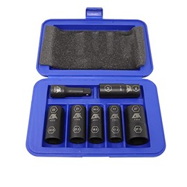 CTA Tools 7307 7 Pc. Flip Socket Set - Removal of Inflated, Warped and Mangled Chrome-Cap Style Lug Nuts