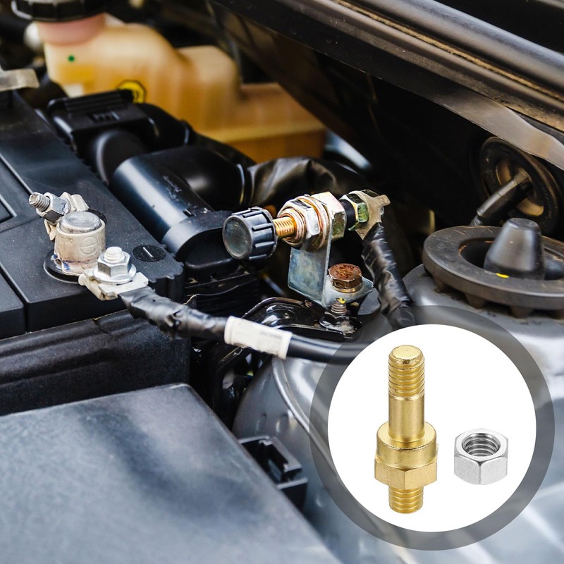 MECCANIXITY 3/8 Inch Battery Terminal Charging Posts Battery Terminal Connector