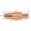 10-pk .035” 186406 MIG contact tips fit Miller Spoolmate 100,