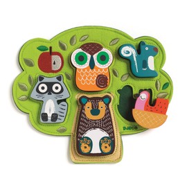 Djeco Oski Wooden and Felt Puzzle