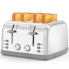 Toaster 4 Slice Retro Stainless Steel,Best Prime 4 Slice Toaster