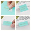 Lake Blue Leather Bible Tabs, Laminated Bible Tabs for Women