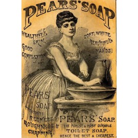 Hollywood Icons Vintage Pears Soap Laundry Soap Reproduction Framing Print Advertising 17x12
