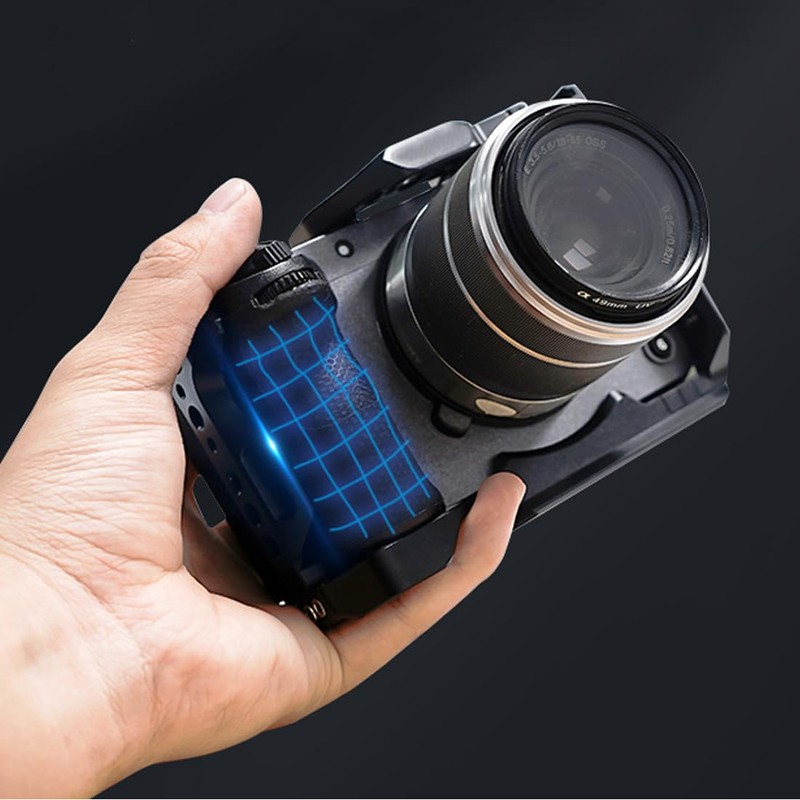 Topcine -Camera Cage for Sony FX3/FX30 with Multiple 1/4 and