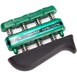 CanDo Digi-Flex Hand Exerciser, Green, 2.3-7.3 kg