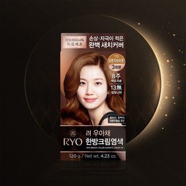 ryo Uachae Nutritional Gray Hair Dye (Orange Brown 7O) / 우아채 영양새치염색(오렌지브라운7O)