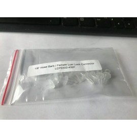 Minnebio Luer Lock/Hose Barb, 1/8" Female,  PP, 10 PCS