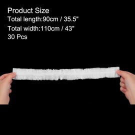 uxcell 30pcs Disposable Kitchen Appliance Covers 43 Inch Thickened Clear Elastic Dust Cover for Small Appliance, Oven, Pressure Cooker, Toaster, Air Fryer, Coffee Maker