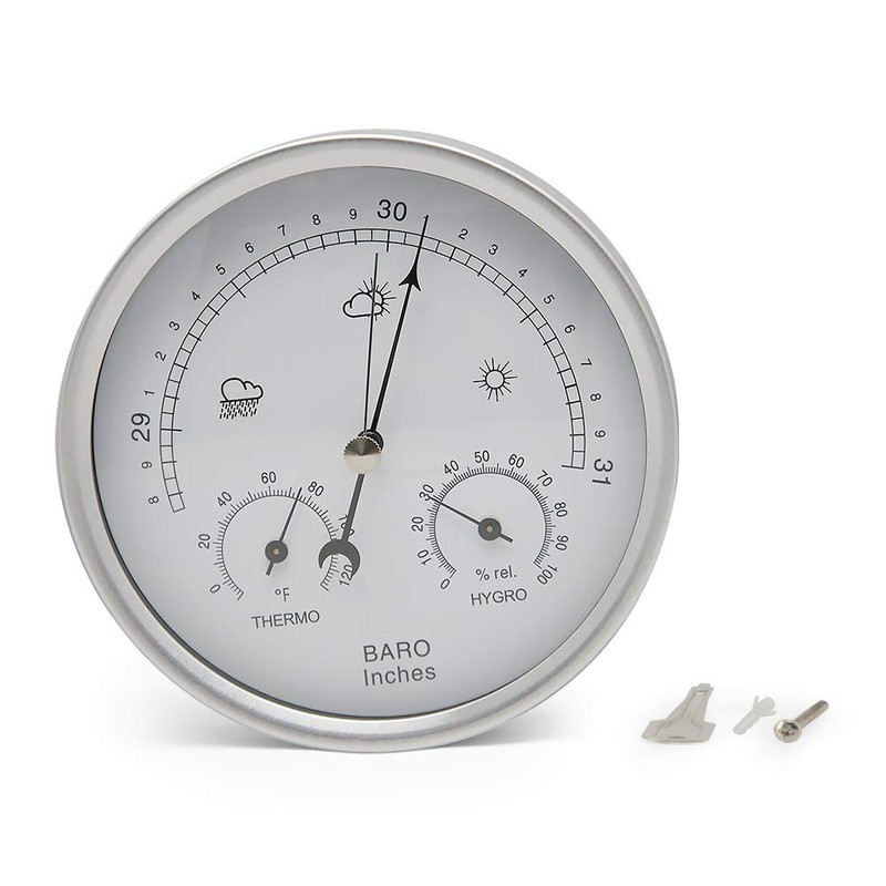 AMTAST 5.2" Diameter Dial Weather Station 3 in 1 Weather