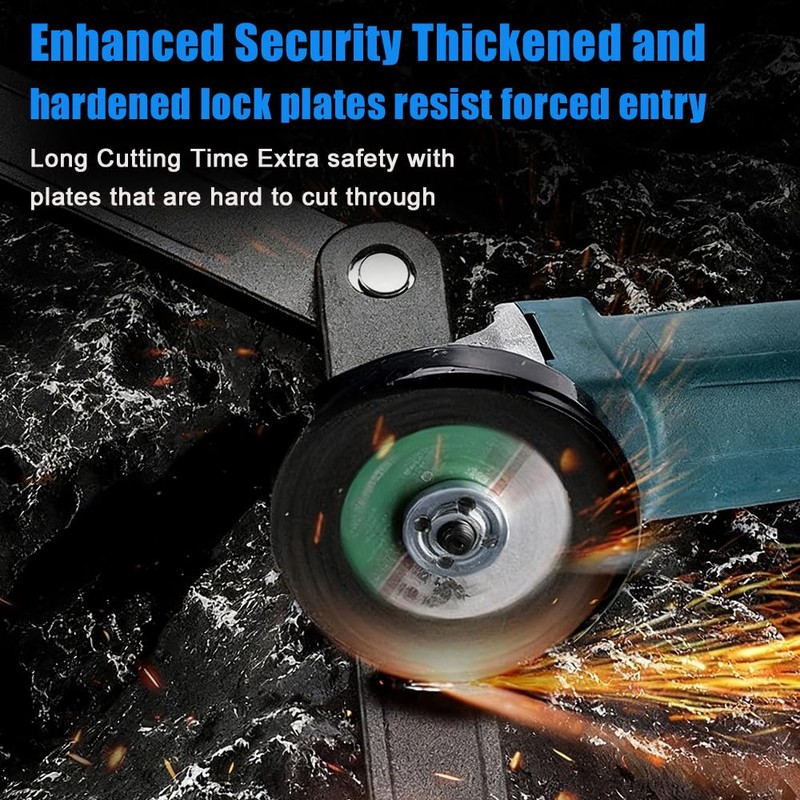 Cableet Heavy Duty 87cm Folding Bike Lock - Thickened Alloy