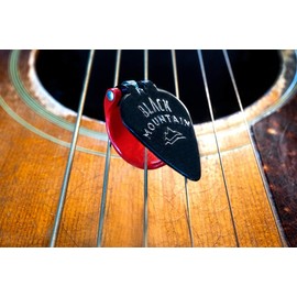 Black Mountain Heavy Gauge Thumb Picks for Acoustic Guitar, Electric Guitar, Ukulele, Banjo, and More - Spring Loaded Universal Fit for Medium to XL Thumbs - Premium Finger Picks