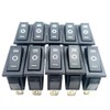 12 Pieces Rocker Switch 3 Pins 3 Position Latch On/Off/On