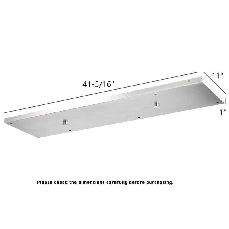 Six Pendant Light Linear Canopy Accessory Light Kit, 41-5/16 inch